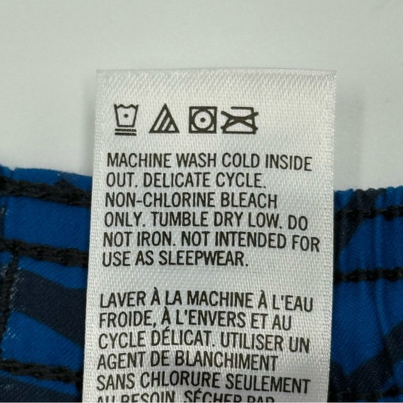 Tea Collection Boys Shortie Swim Trunks Ocean Blue Navy Waves Size 2 NWT - Picture 8 of 8